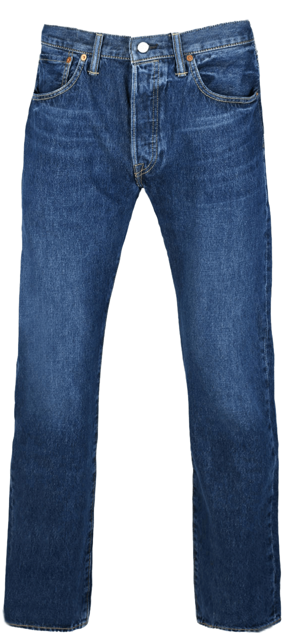 Levis 501 Bluewash Vorne