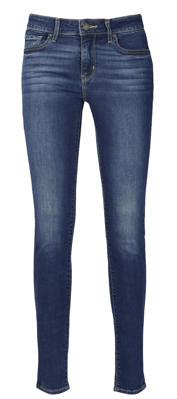 Levis 711 Skinny Washedblue Vorne