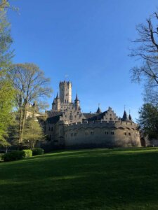 Blick auf das Schloss Marienburg