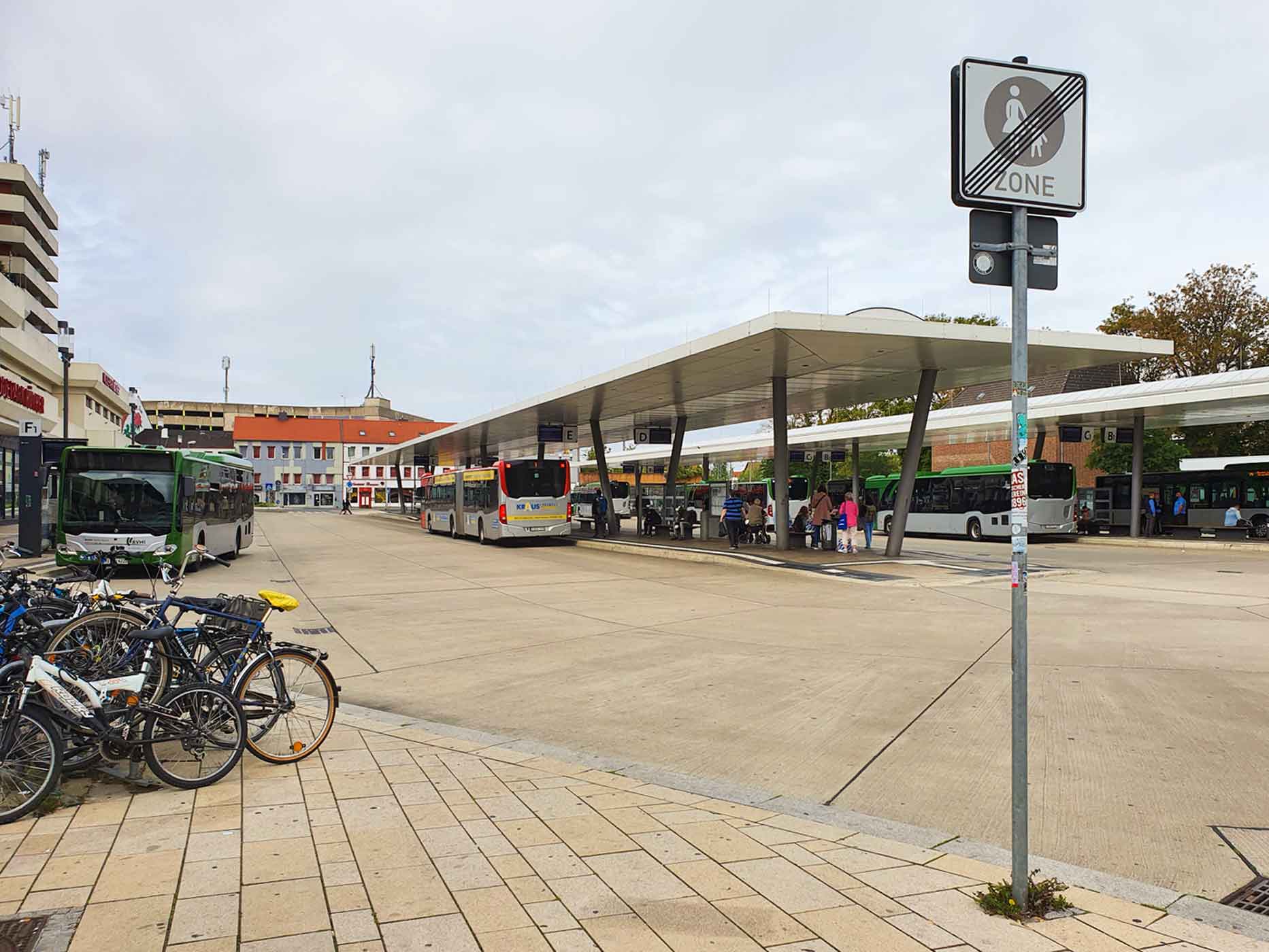 Busbahnhof in Hildesheim